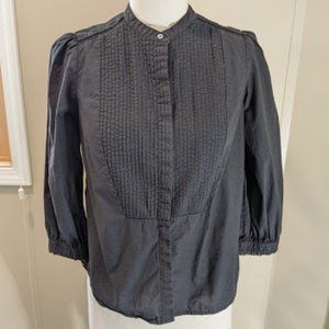 Levi's Pleated Button Down Blouse